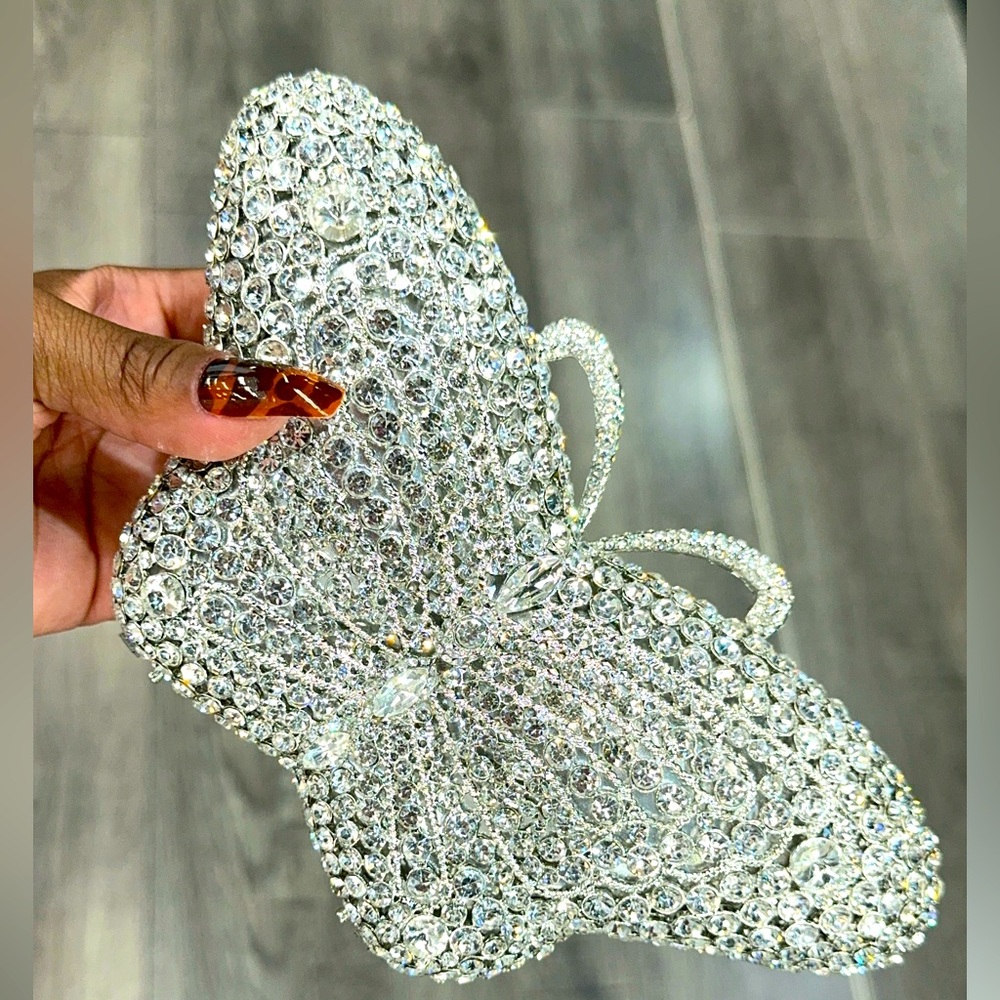 Butterfly Clutch Women Crystal Evening Bags
